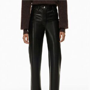 Aritzia Melina leather pants size 4 regular length